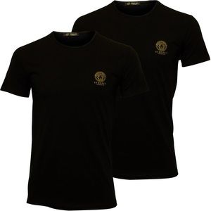 Versace Underwear MedusaLogoCrewneck T-Shirt 2Pack